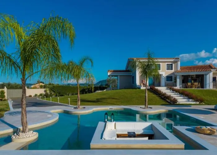 Villa Premium Zakynthos 5 Bedrooms Nezuko Spacious Furnished *