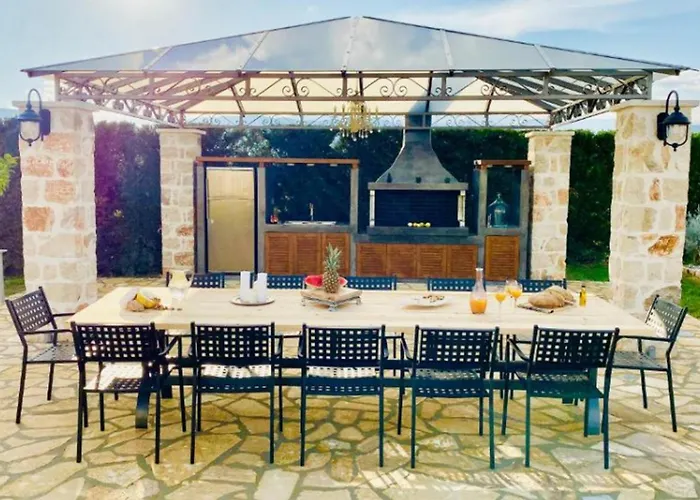 Villa Premium Zakynthos 5 Bedrooms Nezuko Spacious Furnished *