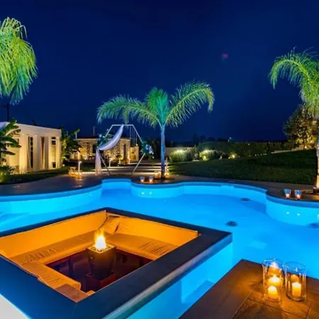 Premium Zakynthos 5 Bedrooms Nezuko Spacious Furnished Sun Terrace Outdoor Dining And Sitting Area Private Outdoor Pool And,