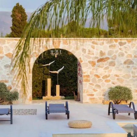 Villa Premium Zakynthos 5 Bedrooms Nezuko Spacious Furnished Sun Terrace Outdoor Dining And Sitting Area Private Outdoor Pool And,